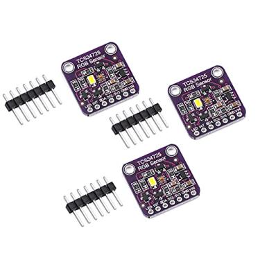Imagem de Teyleten Robot SongHe TCS-34725 TCS34725 RGB sensor de cor de luz Módulo de reconhecimento de cor RGB sensor de cor com filtro IR e LED branco para Arduino