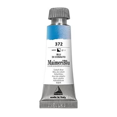 Imagem de MAIMERI BLU Tinta Aquarela Profissional Bisnaga 12ml, Azul Cobalto