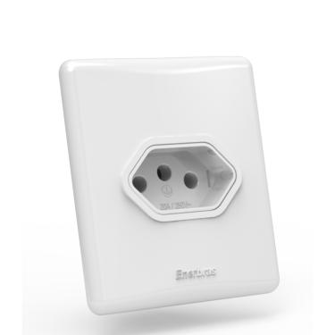 Imagem de Tomada 2p+T 20a Linha E Ref.329-En Br - Enerbras