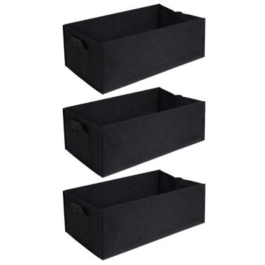 Imagem de DOITOOL 3 peças de saco para plantação de jardim, sacos para plantas, tecido de aeração, vaso para plantio com alças, vaso para cama elevado, vaso para jardim, batata, flor vegetal, raiz