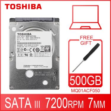 Imagem de Toshiba-disco rígido interno  500gb  500g  2.5 polegadas  7200 rpm  16m de cache  7mm  6 gb/s  sata3