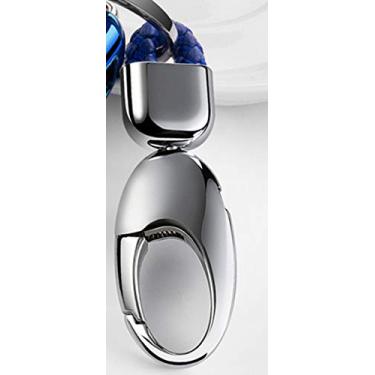 Imagem de SELIYA Capa de chave de carro de TPU (poliuretano termoplástico) para Peugeot 3008 208 308 508 408 2008 307 4008, adequado para acessórios CitroenC4, azul, chaveiro