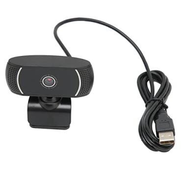 Imagem de Webcam USB,Câmera Web, Câmera De Computador Plug And Play Aula Online Conferência Ao Vivo Foco Automático Driver Flexível 640x480 Webcam USB Para Gravação, Chamadas, Conferências, Jogos(preto)