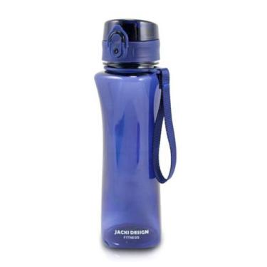 Imagem de Garrafa Squeeze Azul Com Alça Com 550ml Lifestyle Jacki Design - Jack