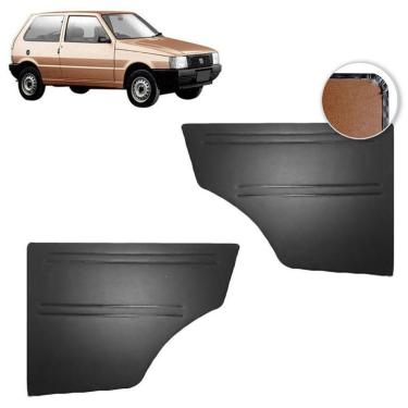 Imagem de Forro De Porta Traseira Uno 85-13 Vinil Preto