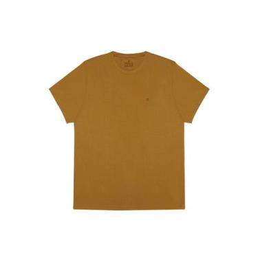 Imagem de Camiseta Masculina Over Logo Polo Wear Amarelo Escuro