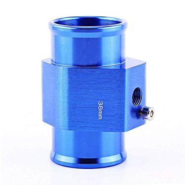 Imagem de Tubo de junta de temperatura de água universal, adaptador de mangueira de radiador de medidor de temperatura de água de alumínio de tubo de medição de tubo, azul 26 mm - 40 mm(#6)