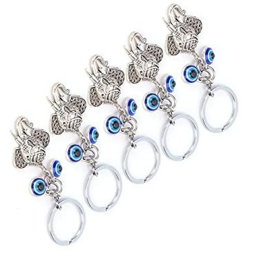 Imagem de Chaveiro, Chaveiro colorido unissex delicado azul olho bonito durável para bolsa de mão gancho ou ornamento de parede para chaveiro para amantes femininos para amigos