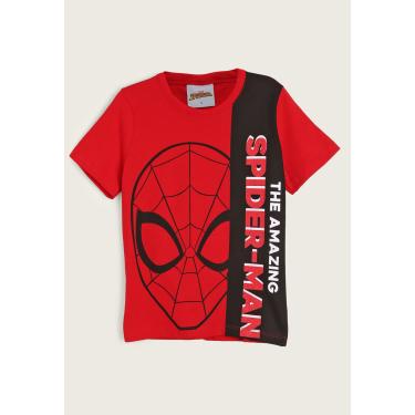 Imagem de Infantil - Camiseta Fakini Homem Aranha Vermelha Fakini 102303552 menino