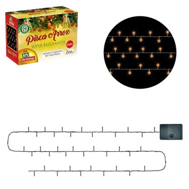 Imagem de Pisca Arroz Branco Quente 100 Led 4,2M 220V