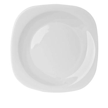 Imagem de Conjunto de Pratos Rasos Nadir Vidro Branco Opaline Plaza 12 peças