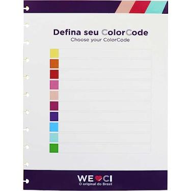 Imagem de Divisória grande 10 abas color code - Cidg4004- Caderno Inteligente