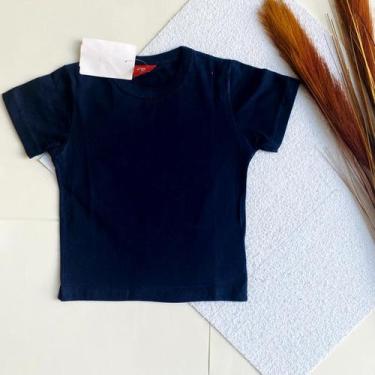Imagem de Camiseta Infantil Bebê Gola Redonda Basica Kyly Menino/Menina Roupa Cr