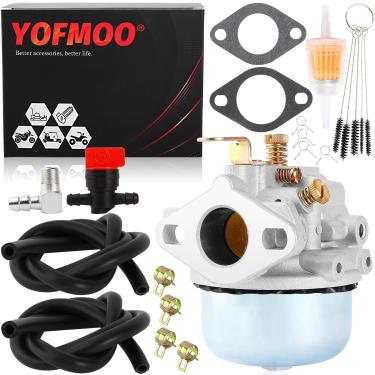 Imagem de Kit de carburador Yingshop compatível com Kohler Carter K90 K91 K141 K160 K161 K181 K181 motor de ferro fundido pequeno trator de cortador de grama 4185302 4185308 41-853-08-S 4605303 46-08-S 46-08-S 53-03-03-S 4685301 46-853-01