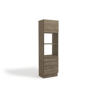 Imagem de Paneleiro Forno 1 Porta 3 Gavetas 70cm Maxxi Kappesberg Nogal