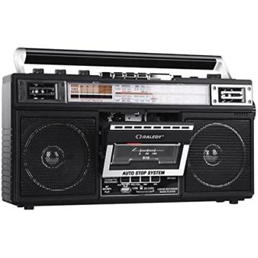 Imagem de Leitor de cassetes Bluetooth, rádio retrô e gravador com sintonia analógica de rádio AM/FM/SW1/SW2, conversor de fita cassete para formato MP3 - sem necessidade de PC 69Tranquilidade