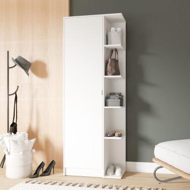 Imagem de Armário Multiuso Organizador Sapateira Sala 10 Portas Branco