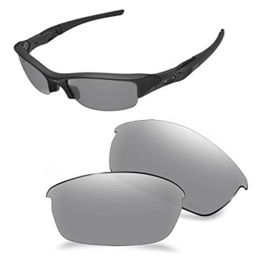 Imagem de AOZAN Lentes de reposição ANSI Z87.1 para óculos de sol Oakley Flak Jacket OO9008 - Gainsboro