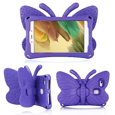 Imagem de Capa FW compatível com Lenovo Tab M9 Kids, capa borboleta Lenovo Tab M9 2023 com luz de suporte EVA Full Boby proteção contra quedas resistente à prova de choque para crianças, presente de meninas e