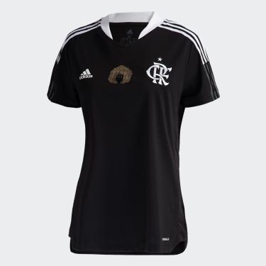 Imagem de Camisa Flamengo Dia Consciência Negra 21/22 s/n° Torcedor Adidas Feminina-Feminino