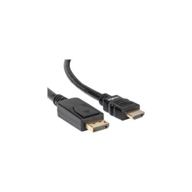 Imagem de Rocstor Cabo conversor premium displayport® para hdmi m/m- 2 pés (2 m), 4k, suporta resoluções de até 4k @ 30hz, banhado a ouro, preto