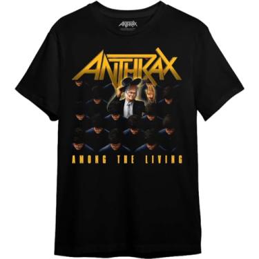 Imagem de Camiseta Anthrax Among the Living (BR, Alfa, PP, Regular, Preto)