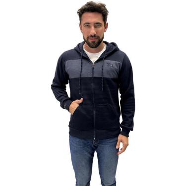 Imagem de Blusa Gangster Moletom Aberta com Capuz Masculina-Masculino