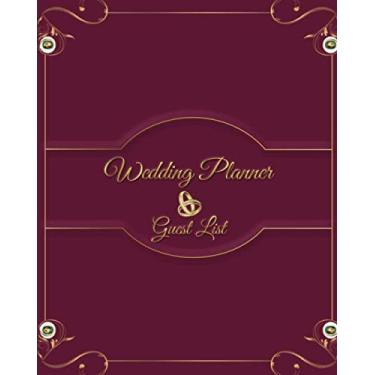 Imagem de Guest List Wedding Planner: Amazing Wedding Planner Guest List with Vintage Decorative Luxury Frame Cover Design, Wedding Planner 110 pages