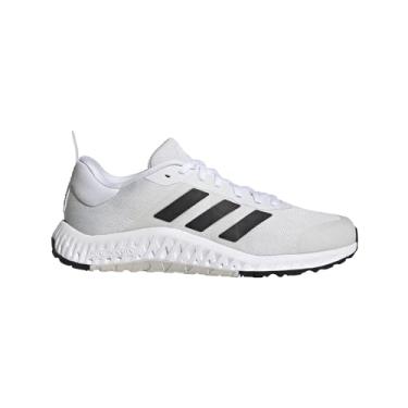 Imagem de adidas Tênis feminino Everyset Training, Branco/Preto/Cinza, 5.5 Wide