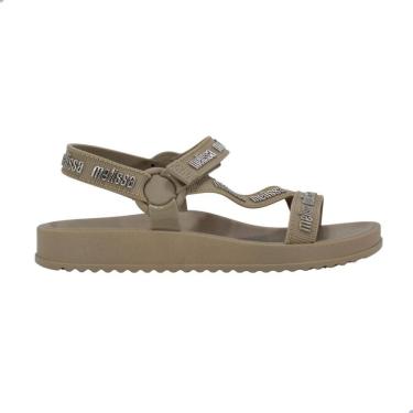 Imagem de Sandália Melissa Stripes M Lover Adulto Bege Prata