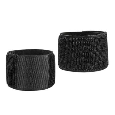 Imagem de Dynwave 2x cinta de caneleira de futebol, anti deslizamento legging cintas fixas de caneleira para crianças adultos, protetores de tornozelo leves para, PRETO