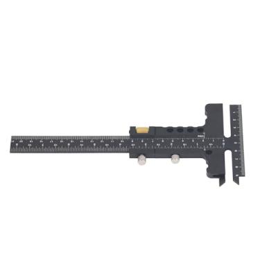 Imagem de Régua T para Carpintaria, Ferramenta de Escrita Em Liga de Alumínio de Alcance de 0-100mm 0-210mm, Régua de Escrita para Marcações, Medidor de Marcação Portátil ﻿