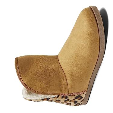 Imagem de Rockport Bota feminina Veda Pantufa, Bronzeado/leopardo, 37