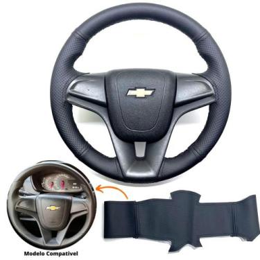 Imagem de Capa Couro Volante De Borracha Chevrolet Joy Lt 2017 2018 2019 2020 20
