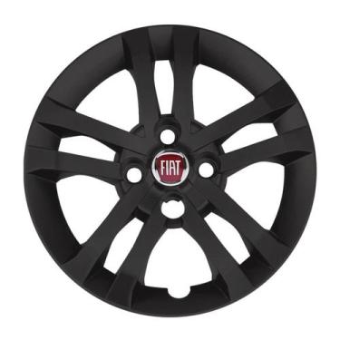 Imagem de Calota 294CB Cubo Baixo Aro 14 Preto Fosco Argo 2021 Av - Garagem Onli
