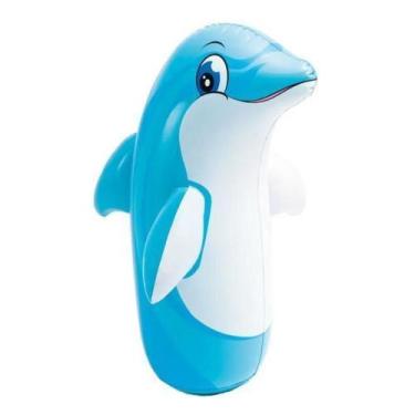 Imagem de João Bobo Inflável Boneco Teimoso 3d - Intex, Golfinho, Pinguim