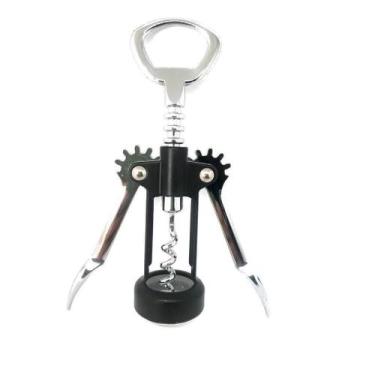 Imagem de Saca Rolhas Metal Abridor De Garrafa Resistente Profissional - Monaliz
