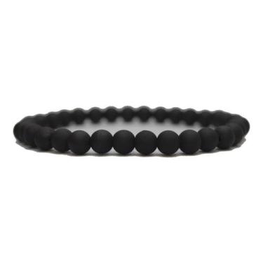 Imagem de Pulseira Murano Black - Vorax Acessórios, 6mm