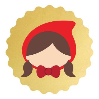 Imagem de Cortador Modular Cabeça Chapeuzinho Vermelho - DOCE IMPRESSO, 5cm