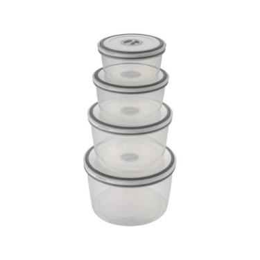 Imagem de Jogo De 4 Potes Plástico Hermético Electrolux A15405201