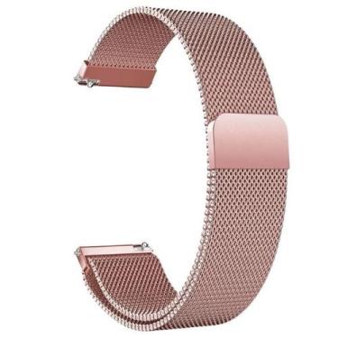 Imagem de Pulseira Magnética Compatível com Haylou Watch RS5 LS19 - Poolsy, Rose