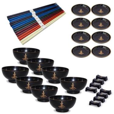 Imagem de Kit Oriental Japonês Para 8 Pessoas Missu Shiru Arroz Servir - AC