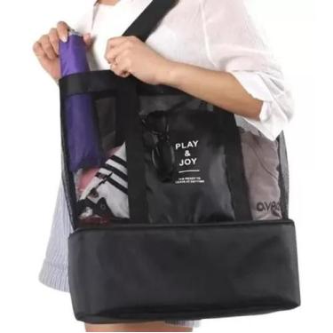 Imagem de Bolsa de Praia Play Joy Com Recipiente Térmico Sacola Piquenique - CHL