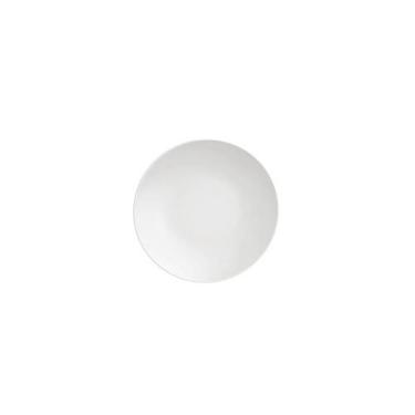 Imagem de Prato sobremesa tramontina em porcelana branca 19 cm