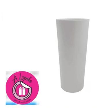 Imagem de 50Und - Copo Long Drink Branco Para Transfer Laser - 350ml - llt brind