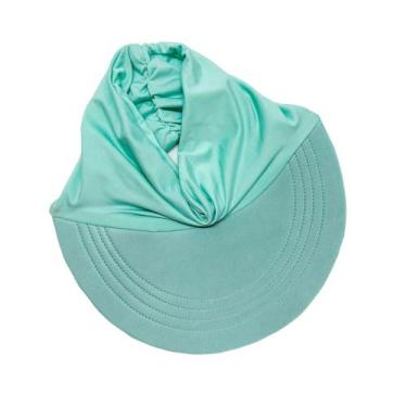 Imagem de Viseira Adulto Turbante Dupla Face Feminina Com Proteção Solar Uv 50 P