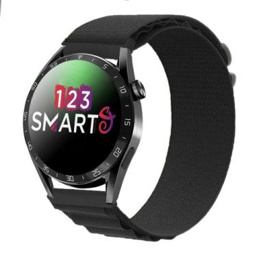 Imagem de Pulseira de Nylon com Presilha para GT 2 46mm e GT 3 46mm - Preto - 12