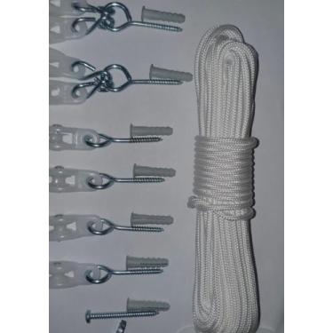 Imagem de Kit reposição varal de teto roldanas reforçadas - Plus varais