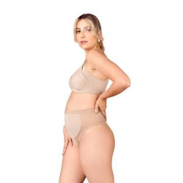 Imagem de Calcinha Cinta Cintura Alta Sustentação Gestante Sem Costura - ROUPA D