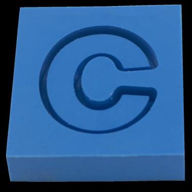 Imagem de Molde de Silicone Letras shaker C - Redelease
